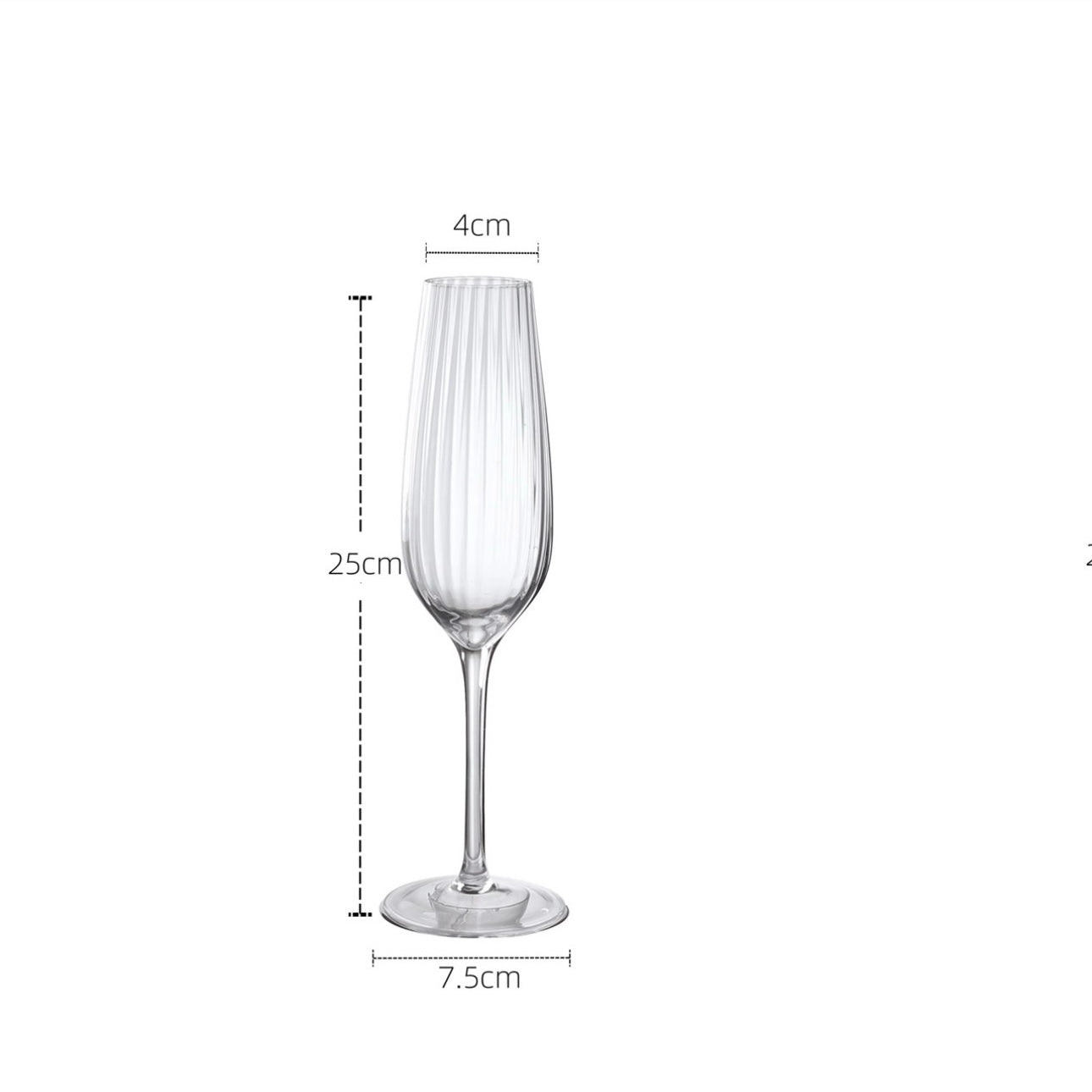 6-piece glass cup set
