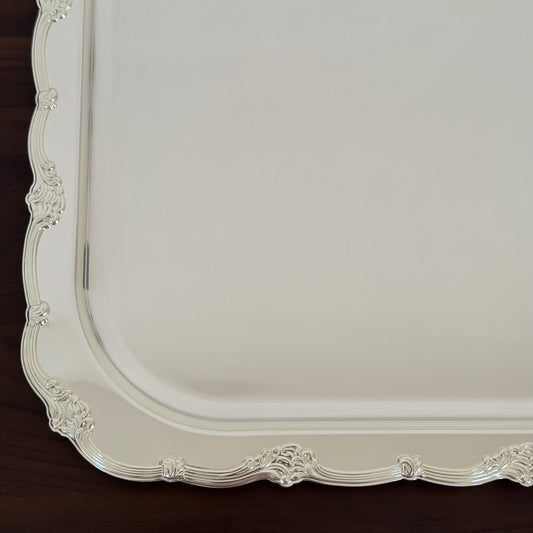 Silver tray