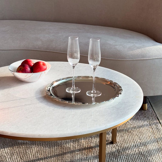 Round luxury tray