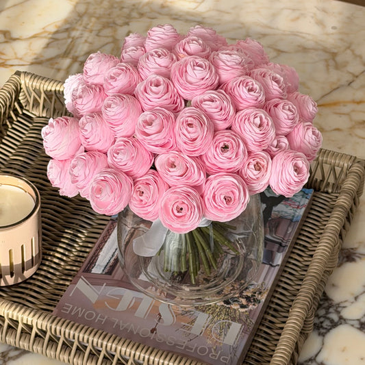 Pink Artificial flowers